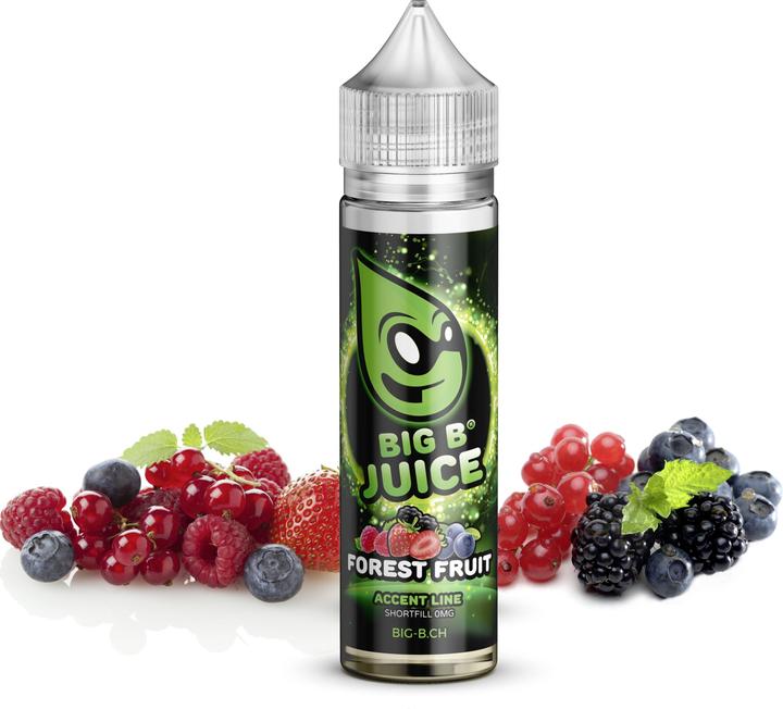 Actual product image Big B Juice E-Liquid Accent Line, Forest Fruit 50ml 'Shortfill (Blackberry, Bilberry, Raspberry)