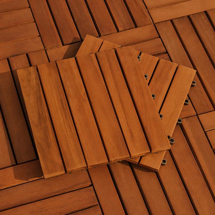 Actual product image Deuba Holzfliesen (33 x, 30 x 30 x 2.5 cm)