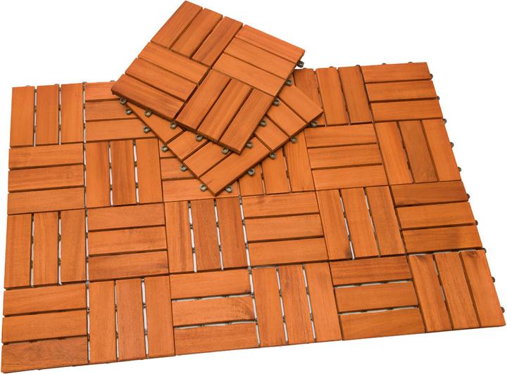 Image du produit Casaria Dalle en bois (1 x, 30 x 30 cm)