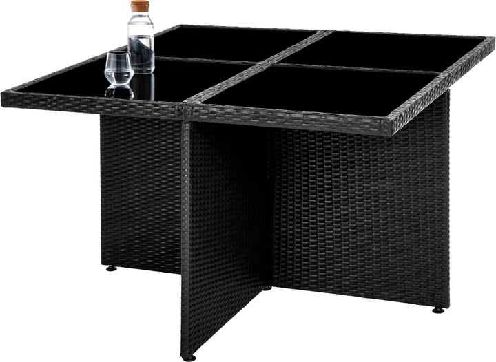 Immagine prodotto tectake set da giardino in rattan e alluminio Manhattan, variante 2 (100 cm)