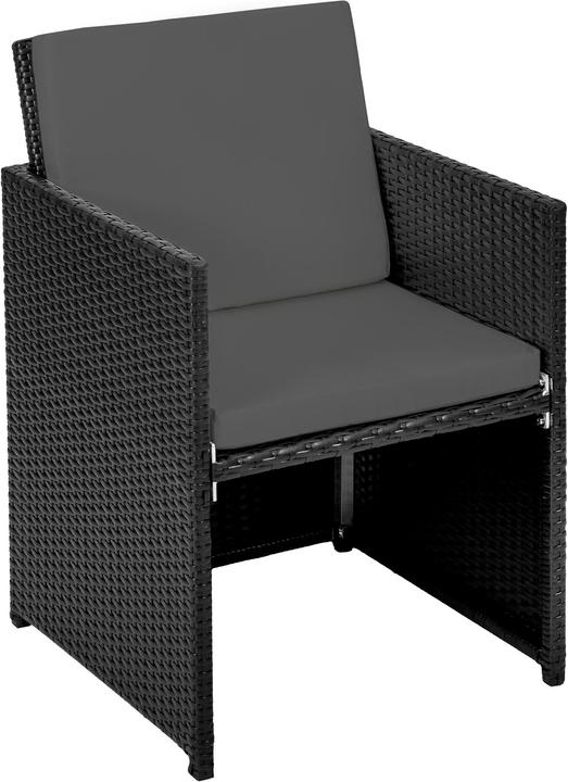 Immagine prodotto tectake set da giardino in rattan e alluminio Manhattan, variante 2 (100 cm)