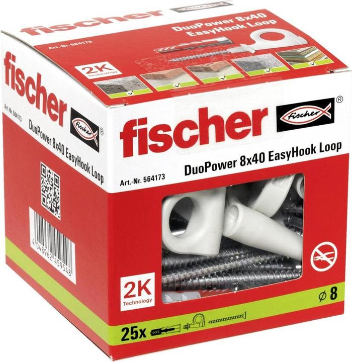 Produktbild Fischer EasyHook Loop 8 DuoPower (25 Stk.)