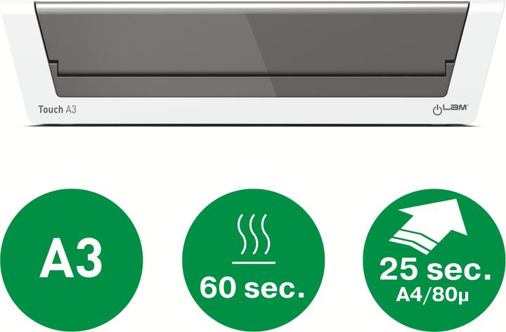 Actual product image Leitz iLAM Touch 2 (80 - 250 µm, A3)
