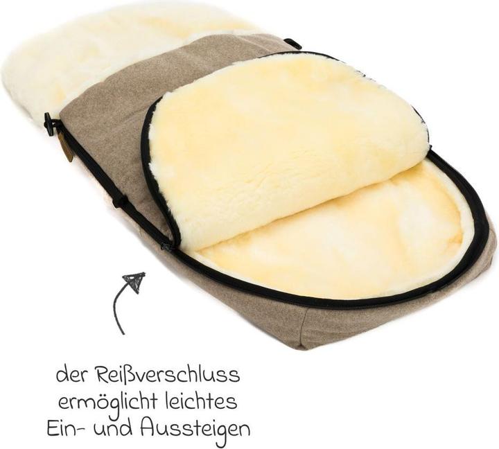 Immagine prodotto Fillikid Fusssäcke für Kinderwagen & Buggys Lammwoll-Fusssack Makalu Wool für Buggy, Sport-