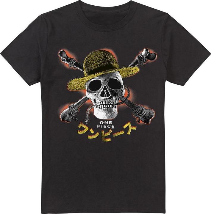 Immagine prodotto One Piece Straw Hat Maglietta Jolly Roger Uomo (S)
