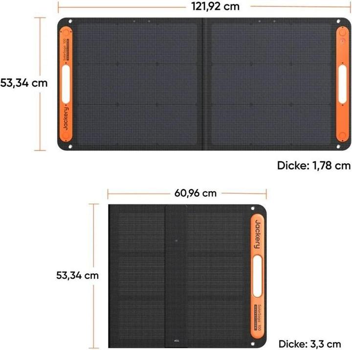 Immagine prodotto Jackery SolarSaga (100 W, 4.69 kg)