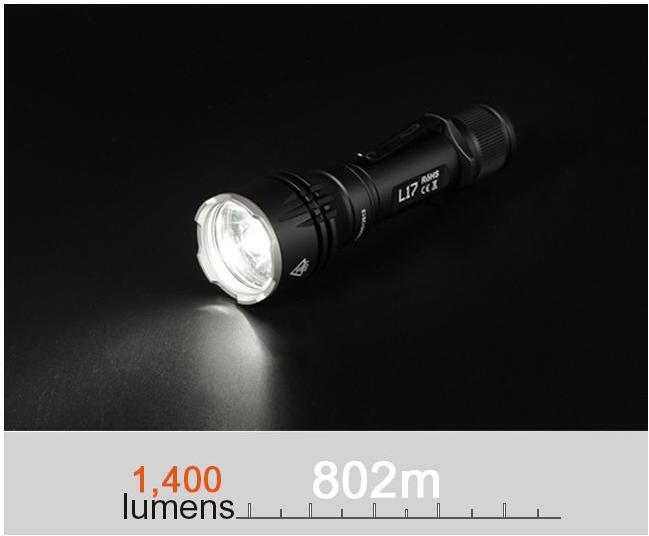Produktbild AceBeam L17 LED Taschenlampe (16 cm)