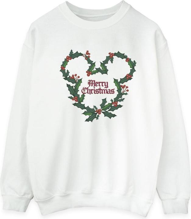 Produktbild Disney Mickey Mouse Merry Christmas Holly Sweatshirt (XL)