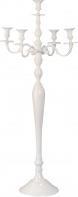 Actual product image IKO 5-arm candlestick white powder-coated h = 98cm