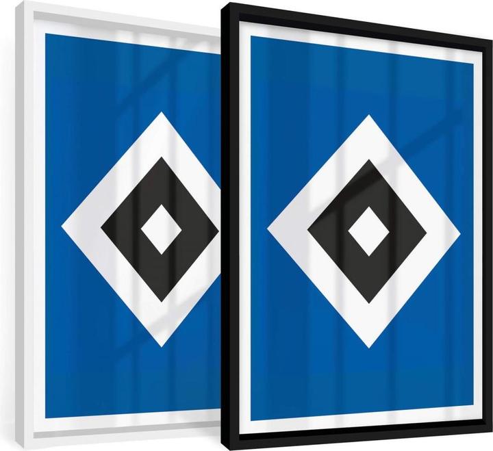 Produktbild Hamburger SV HSV Raute (40 x 50 cm)