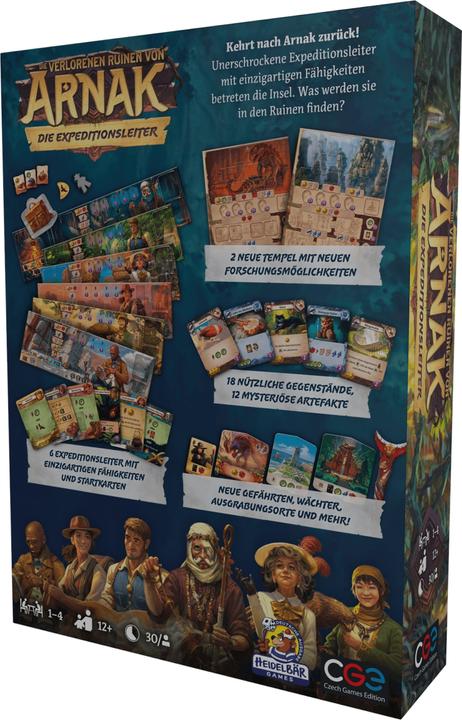 Produktbild Czech games edition CZ116 - Expeditionsleitung - Brettspiel, für 1-4 Spieler, ab 12 Jahren (DE-Erweiterung) (Deutsch)