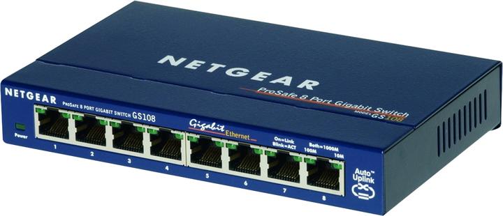Produktbild Netgear Gs108ge (8 Ports)