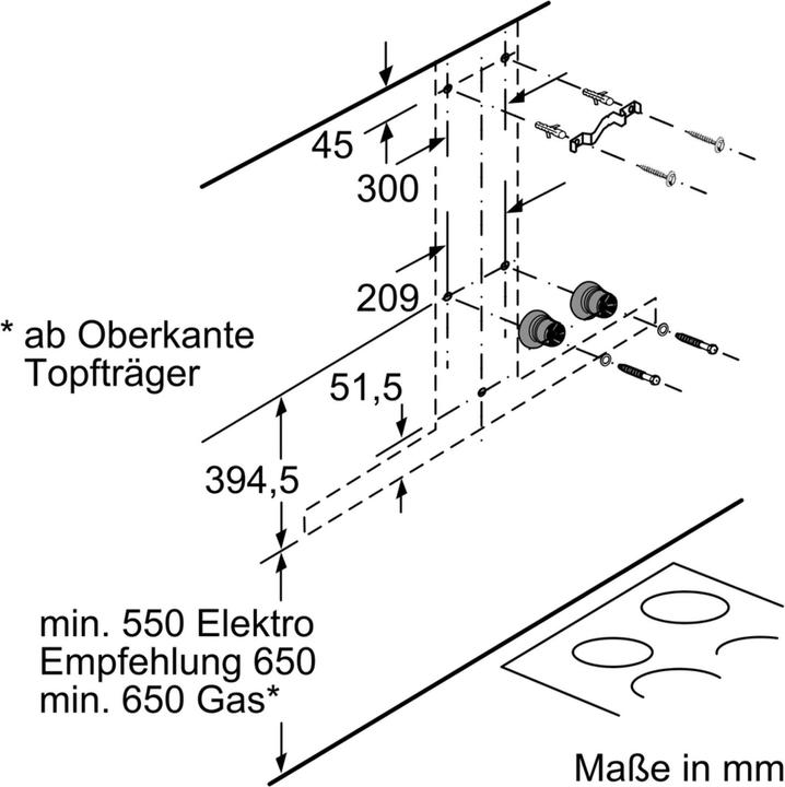 Actual product image Bosch Hausgeräte DWB97CM50 (Wall hood)