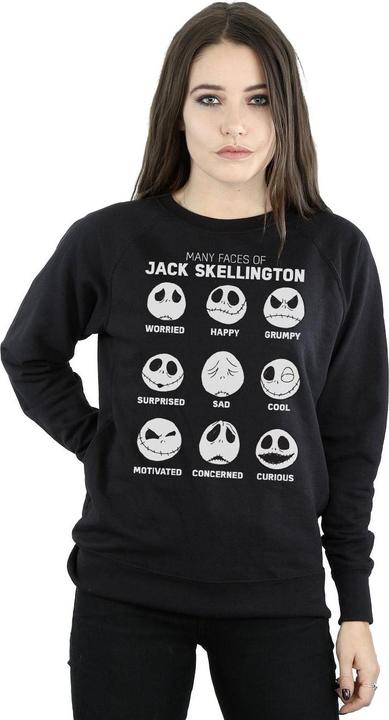 Immagine prodotto Disney Nightmare Before Christmas The Many Faces Of Jack Felpa Donna (XXL)