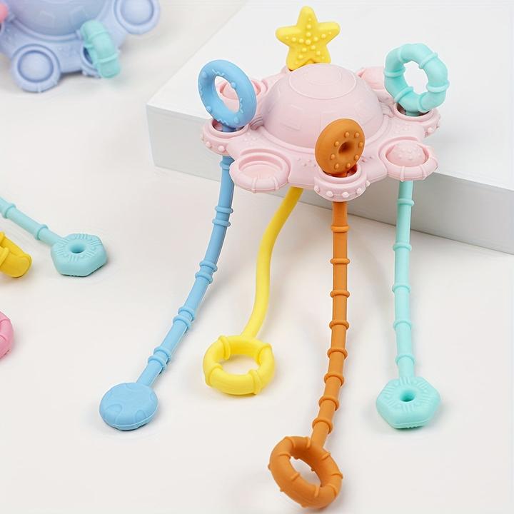 Actual product image Activity Board Toys for 18+ months old - Baby sensory toy - Silicone pull string activity toy for babies