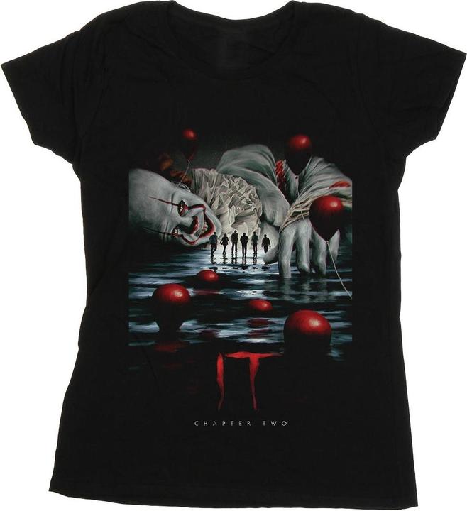 Actual product image Universal Textiles Womens/Ladies Pennywise Balloon Poster Cotton T-Shirt (XL)