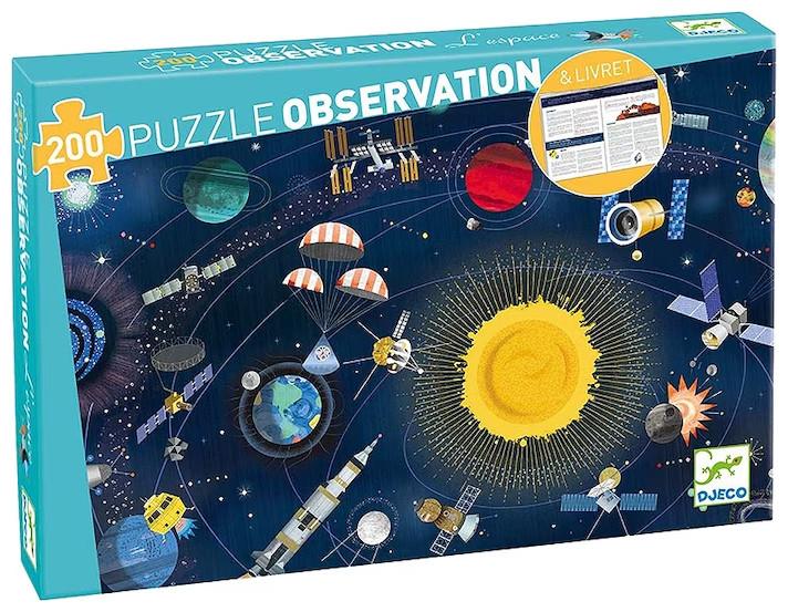Produktbild Djeco Puzzle Weltraum (200 Teile)