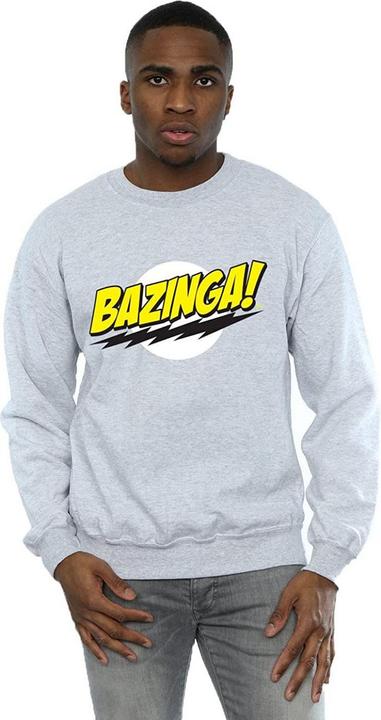 Actual product image Dam Mens Bazinga Sheldon Sweatshirt (S)