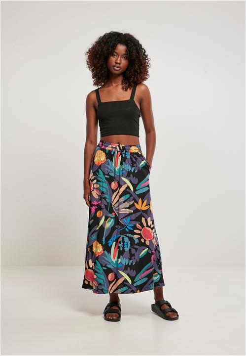 Image du produit Urban Classics Ladies Viscose Midi Skirt (L)