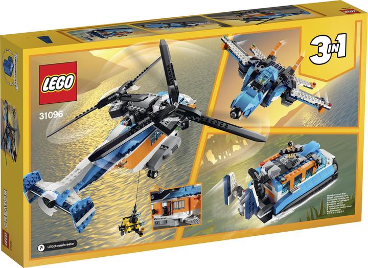 Actual product image LEGO Double rotor helicopter (31096, LEGO Creator 3-in-1)