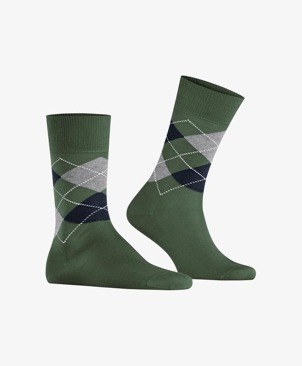 Produktbild Burlington Socken "Manchester" grün/klein gemustert (Einzelpack, 40 - 46)