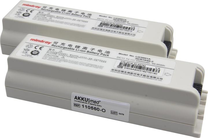 Image du produit AccuCell Batterie Datascope Mindray Échographe M5 M7 (2 pcs, Spécifique à l'appareil, 4500 mAh)