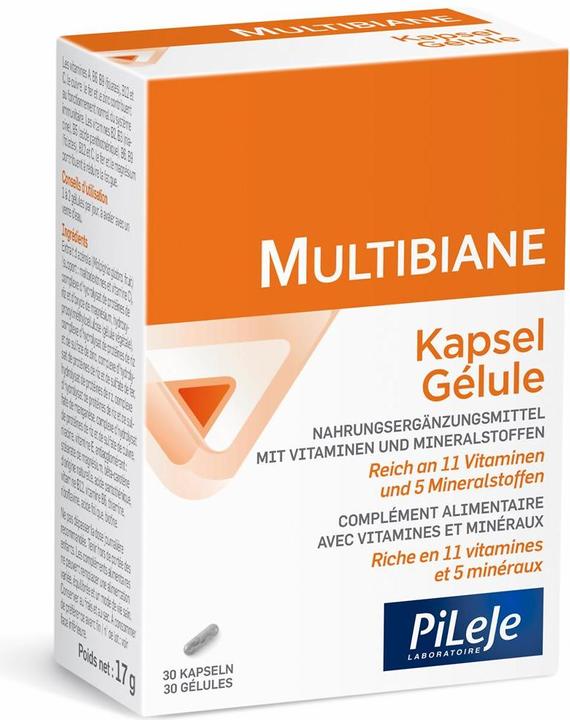 Immagine prodotto PiLeJe MULTIBIANE Caps 30 Capsule (30 Pezzo/i, Pillole, 34 g)