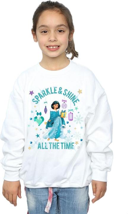 Produktbild Disney Princess Jasmine Sparkle And Shine Sweatshirt Mädchen (140, 146)