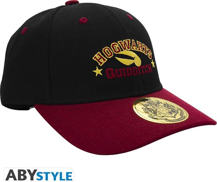 Actual product image ABYstyle Cappellino Harry Potter : Quidditch (Rosso/Nero)