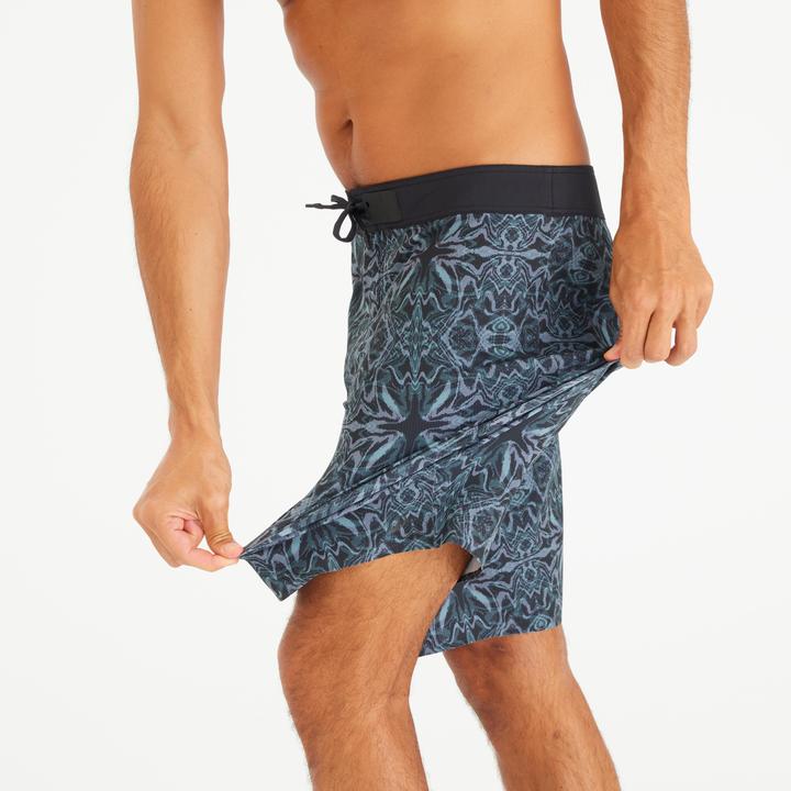 Produktbild Olaian Boardshorts Herren lang Itzblack 900 19" schwarz (46)
