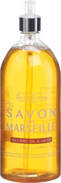 Produktbild BeauTerra Flüssigseife Marseille Karite (Flüssigseife, 1000 ml)