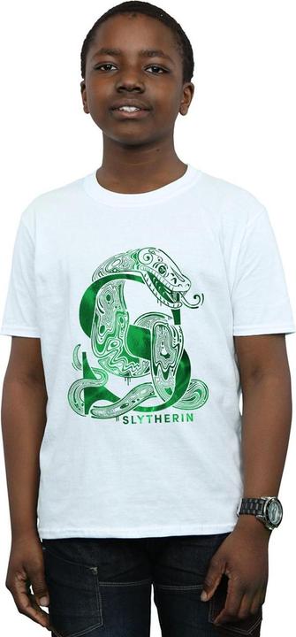Actual product image Boys Slytherin Snake T-Shirt (128)