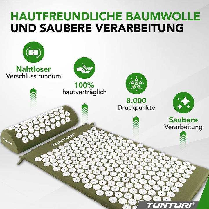 Actual product image Tunturi Acupressure Mat And Pillow