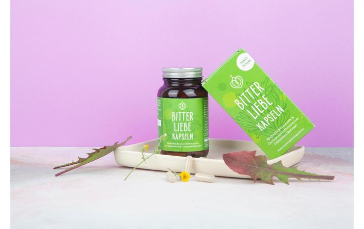 Produktbild Bitterliebe Wertvolle Bitterstoffe (90 Stück, Kapseln, 206 g)