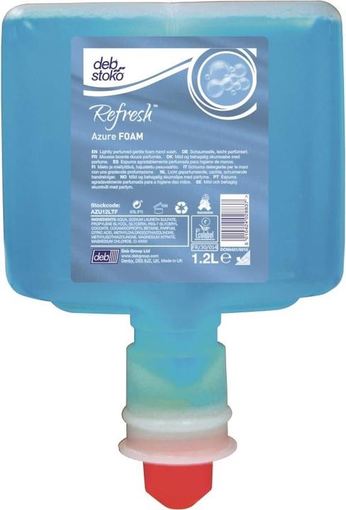 Produktbild SCJ Professional Skumsaebe Refresh Azure Foam 1,2l t/TouchFREE AZU12LTF (Handseife Nachfüllpackung, 3000 ml)