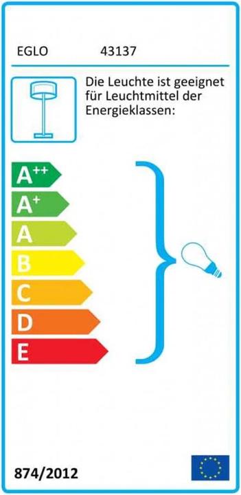 Energy Label EGLO Townshend 5 (E27)