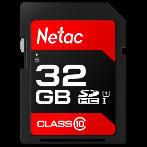 Actual product image Netac P600 SDHC 32GB U1/C10 up to 80MB/s (32 GB, SD)