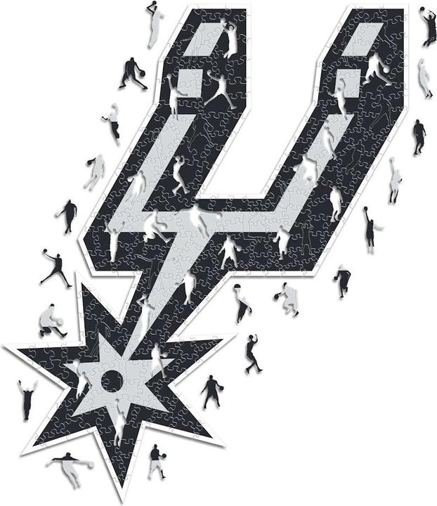 Immagine prodotto Iconic NBA - San Antonio Spurs - Logo - Puzzle in Legno Taglia M (270 Pezzi) (270 pezzi)