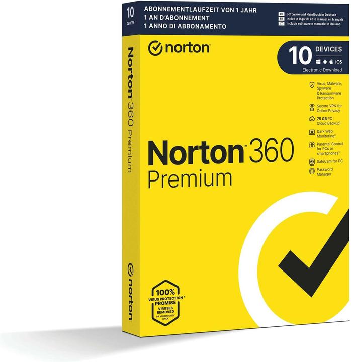 Norton 360 Premium (10 Utilisateur, 12 mois)