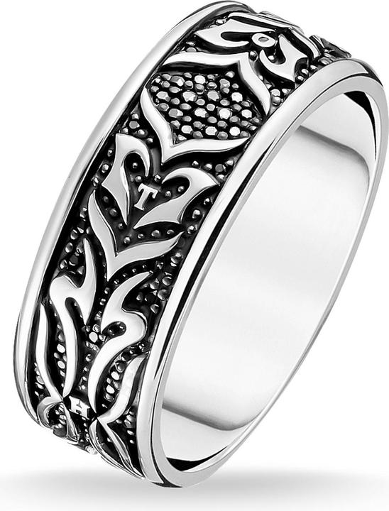 Immagine prodotto Thomas Sabo Anello modello tigre nero (64, 925 Argento)