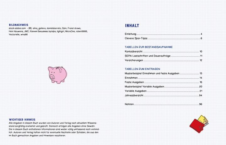Actual product image Budget planner for students & trainees (A4, German)