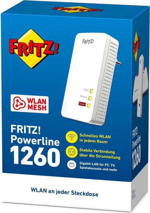 Image du produit AVM FRITZ!Powerline 1260 (1200 Mbit/s)