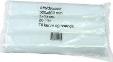 Actual product image MultiLine Spandepose 20 ltr 500x500 mm 17 my LDPE Clear,3 rl x 50 stk/pk