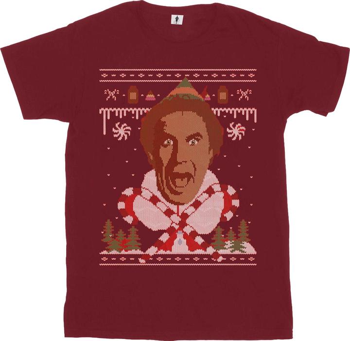 Elf Christmas Fair Isle TShirt (L)