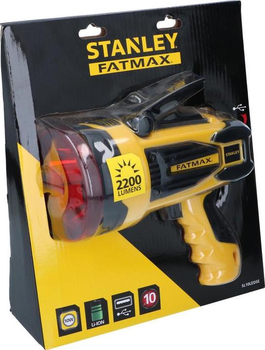 Actual product image Stanley FATMAX SL10LEDS Rechargeable 920 Lumen LED Flashlight (920 lm)
