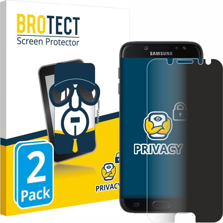 Actual product image BROTECT Privacy Protector (2 Piece, Samsung Galaxy J7 Pro)