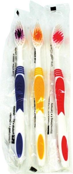 Actual product image Elina 1 Zahnbürste Classic Clean medium in 4 Farben assortiert (1 x)