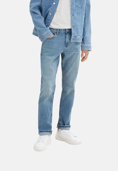 Produktbild Tom Tailor Hose JOSH Slim Jeans im 5-Pocket-Style mit Reissverschluss und Knopf (W31/L32)
