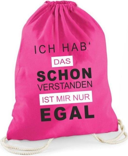 Image du produit 4you Design Sac de sport Statement "J'ai compris. Je m'en fous" rose