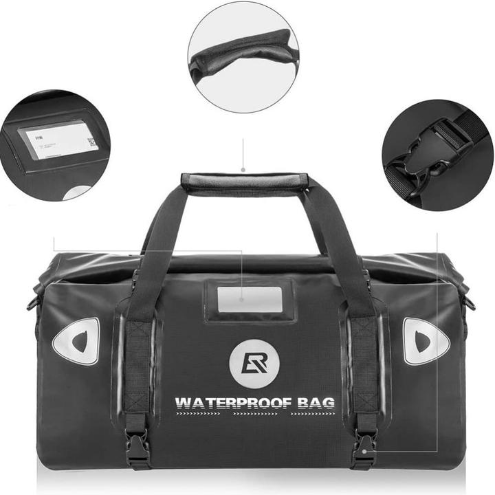 Immagine prodotto Rockbros AS-005BK borsa impermeabile per moto - nero (55 l)